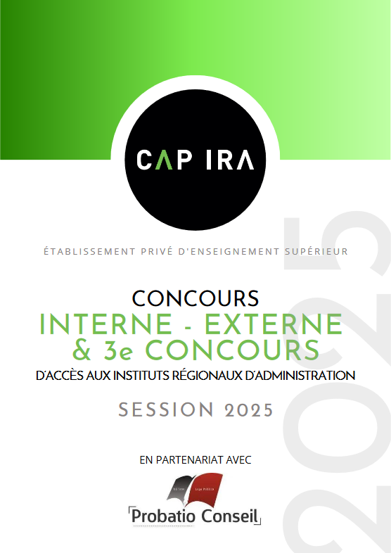 Exemplaire brochure CAP IRA